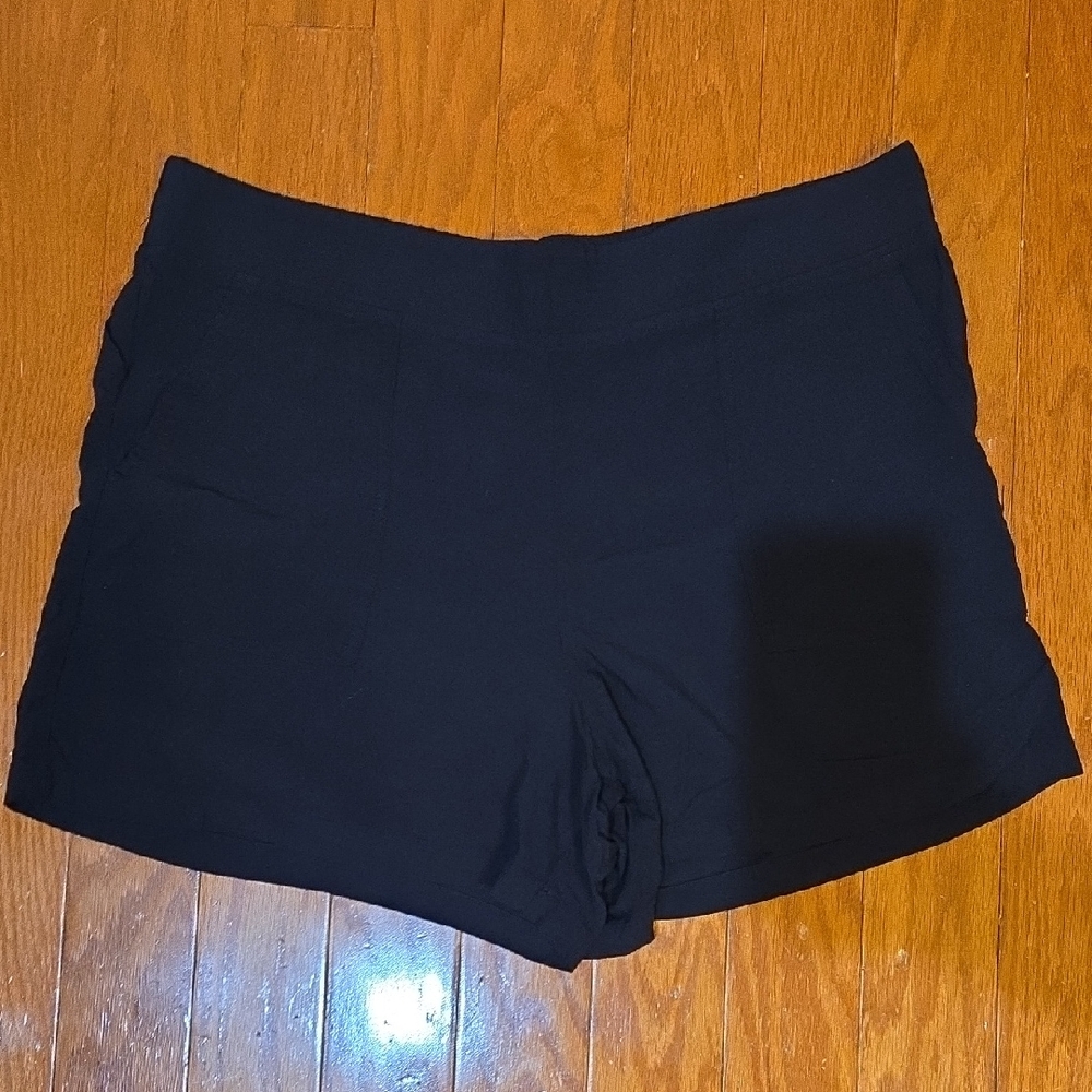 Wildfox High Waisted Black Shorts | Ultra Soft Pull-On Lounge Shorts | Size XL